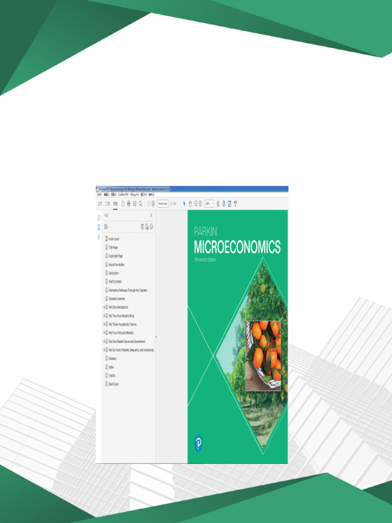 Original PDF) Microeconomics 13th Edition by Michael Parkin
