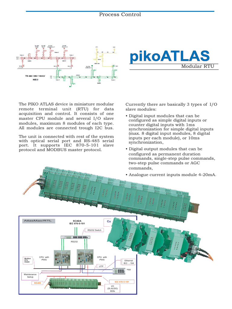 PIKO ATLAS Modular RTU Overview | PDF | Manufactured Goods | Computer ...