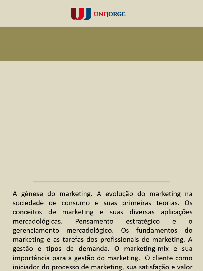 Introdução ao Marketing Empresarial | PDF | Marketing | Aprendizado