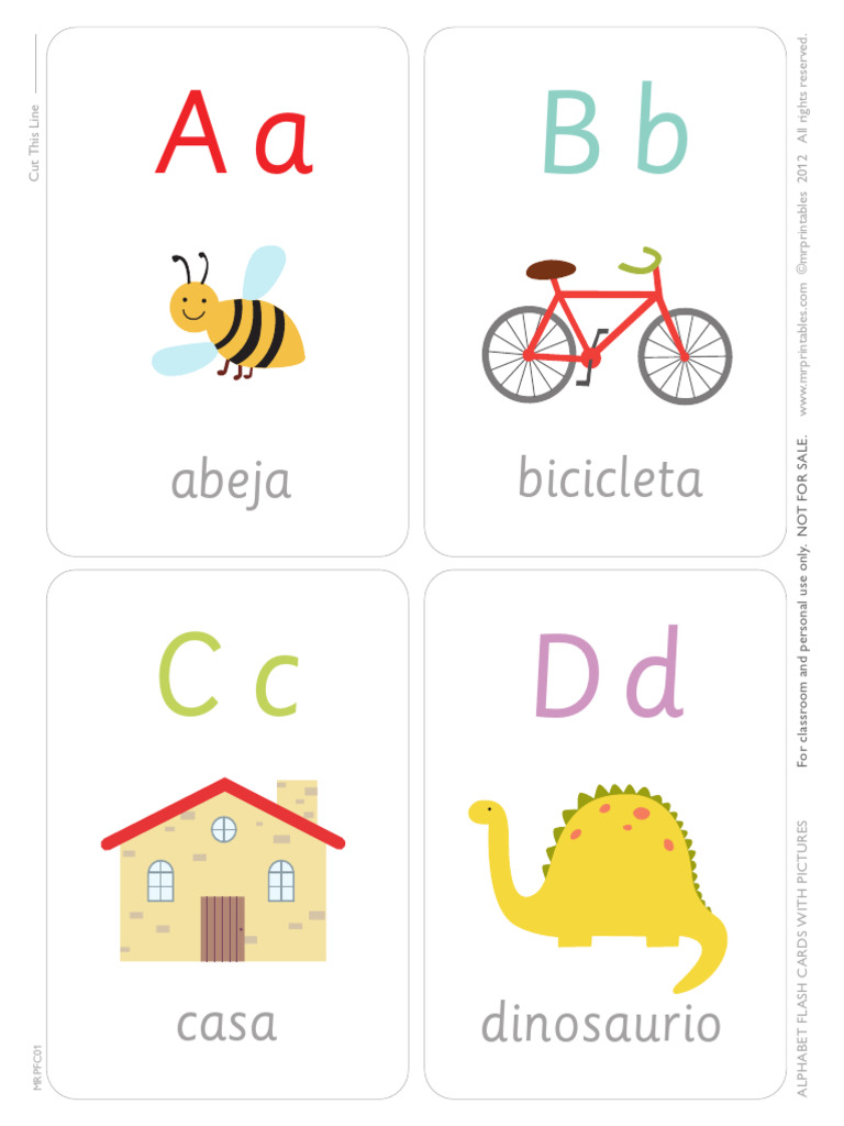 Printable Alphabet Flashcards | PDF