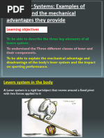 Body Levers: Types and Examples | PDF | Lever | Machines