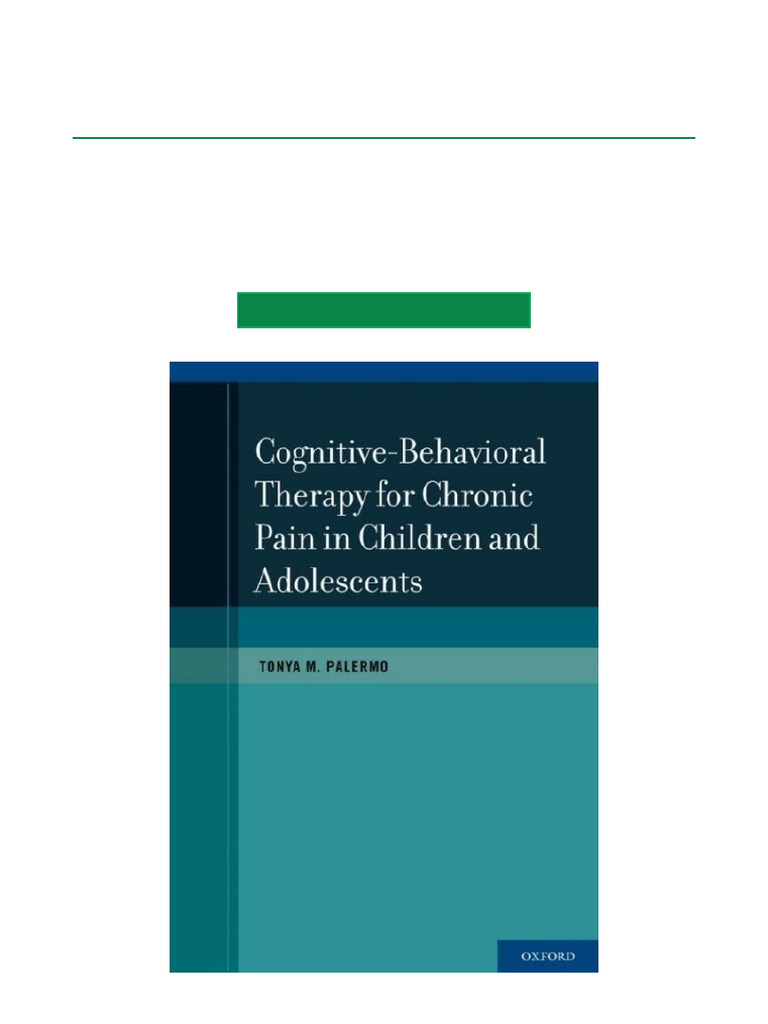CBT for Chronic Pain in Youth | PDF | Cognitive Behavioral Therapy ...