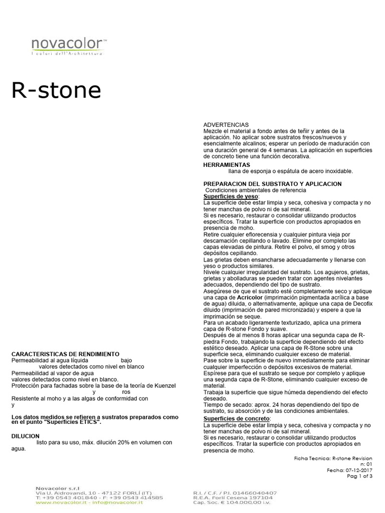 R Stone | PDF | Materiales