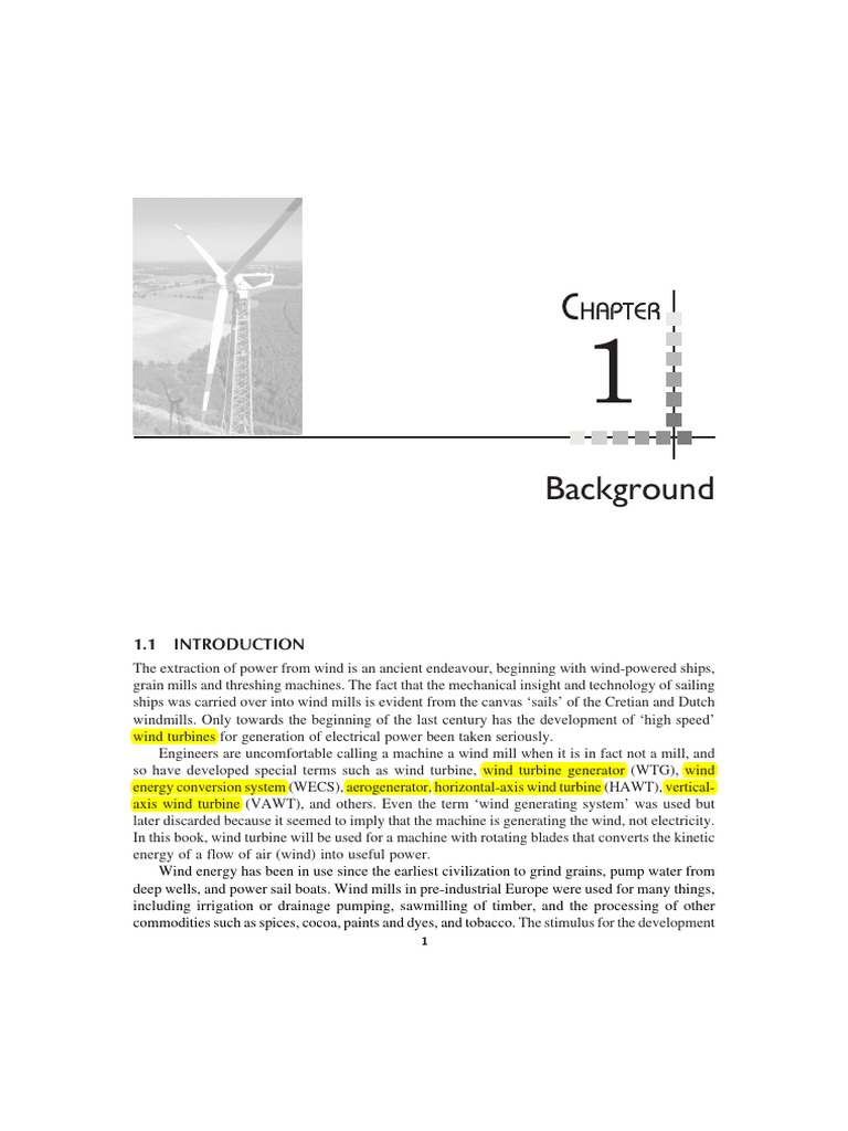 Overview of Wind Energy and Turbines | PDF | Wind Power | Wind Turbine