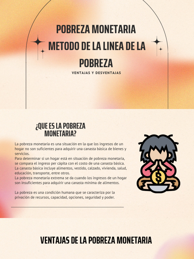 Definición de Pobreza Monetaria | PDF | Pobreza | Pobreza e indigencia