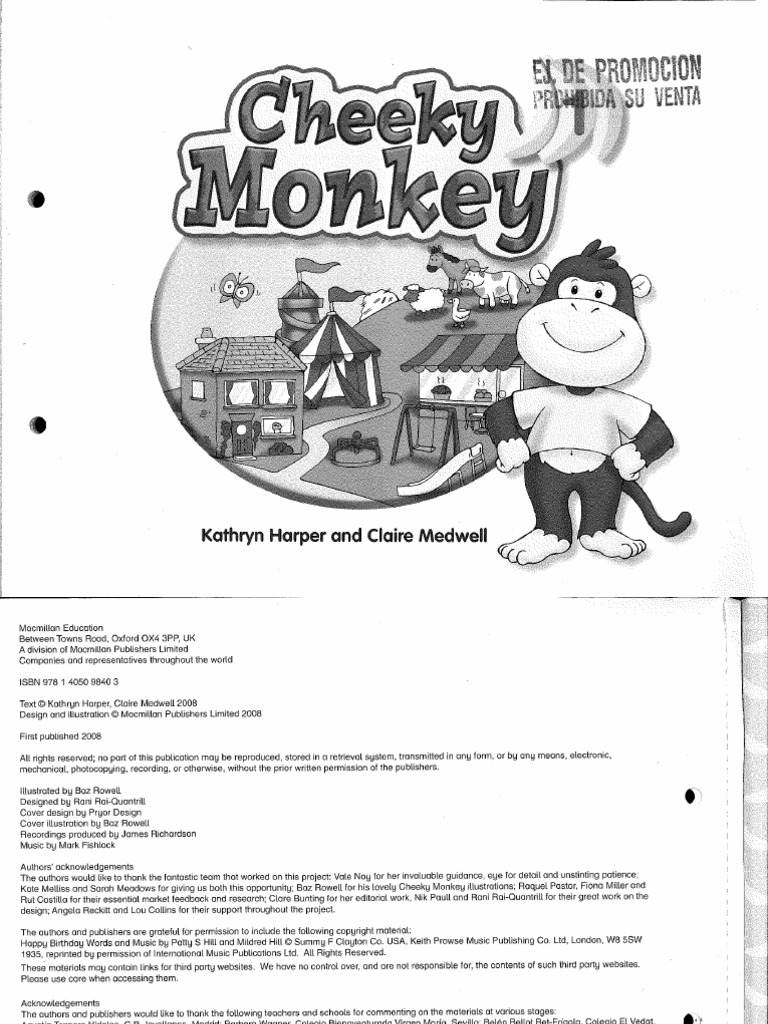 Cheeky Monkey 1 | PDF