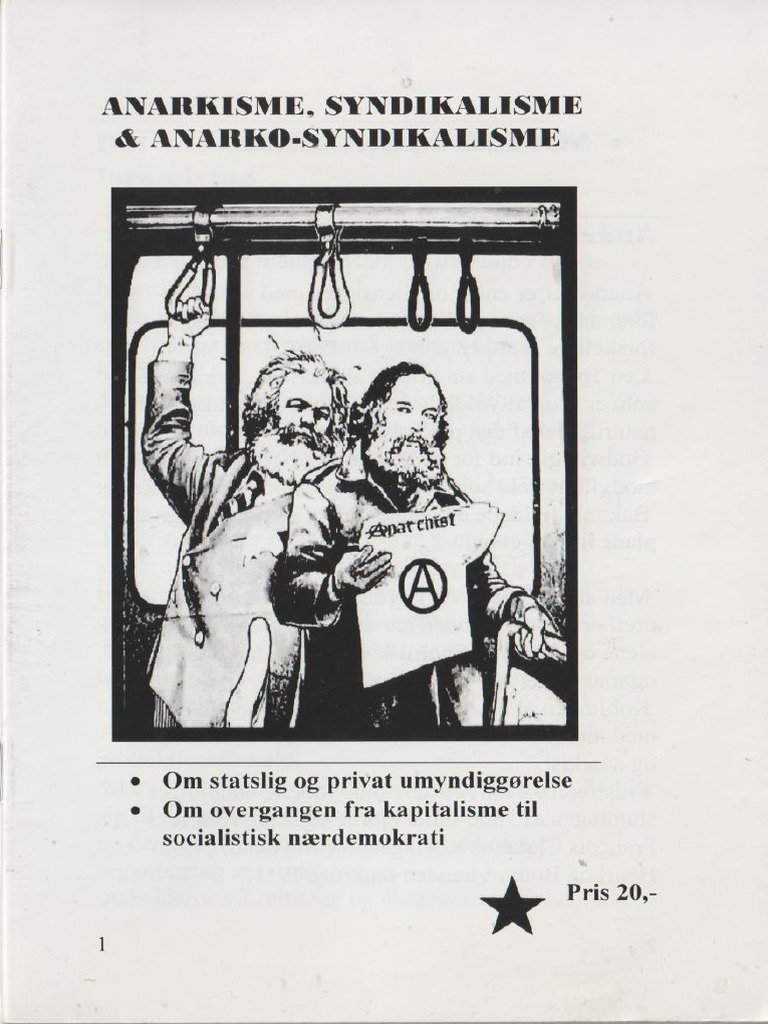 Anarkisme. Syndikalisme & Anarko-Syndikalisme | PDF