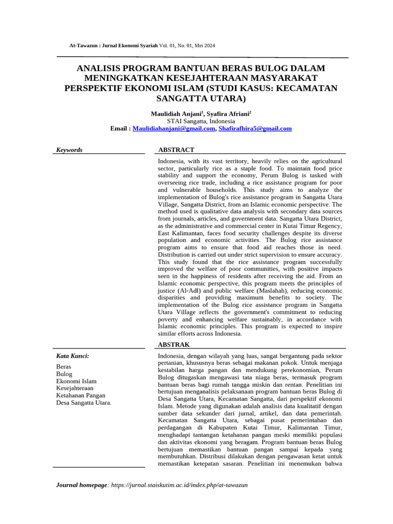 Jurnal Bulog | PDF