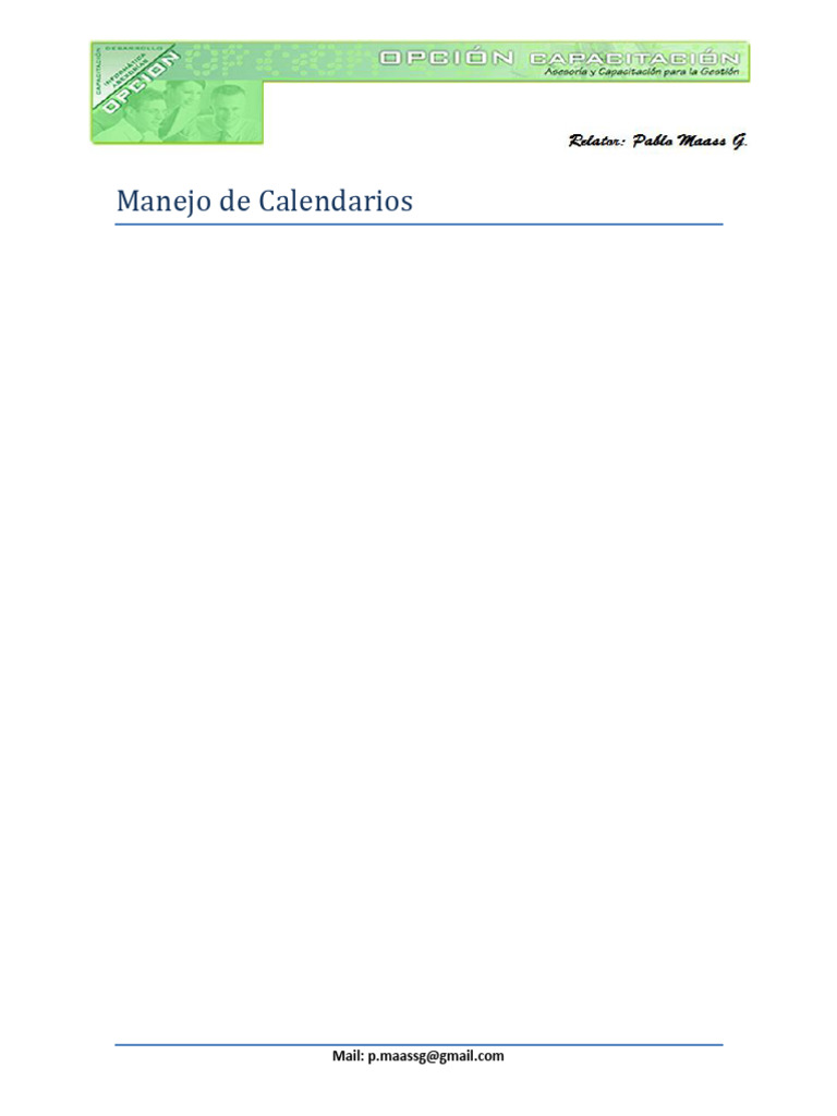 06 Calendars | PDF