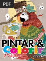 Livros de Colorir para Adultos - 195 Desenhos para Imprimir | PDF
