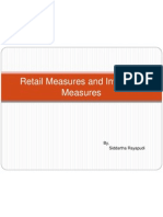 Retail Measures and Inventory Measures Assignment