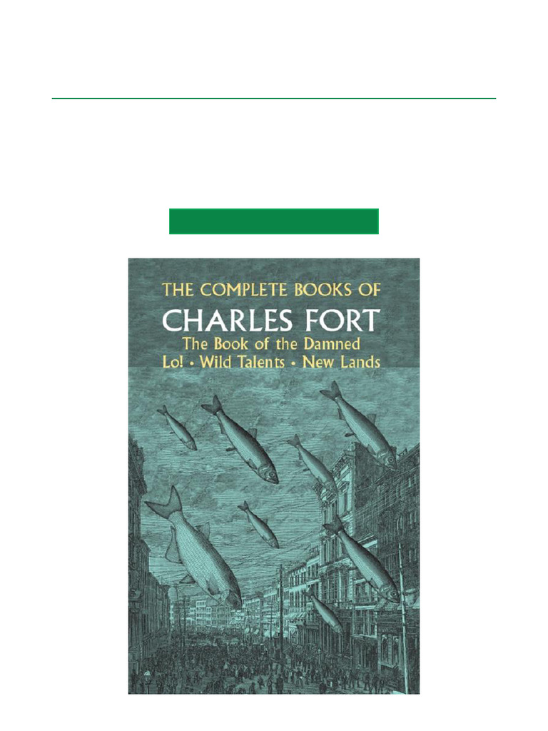 Complete Works of Charles Fort PDF | PDF | Existence