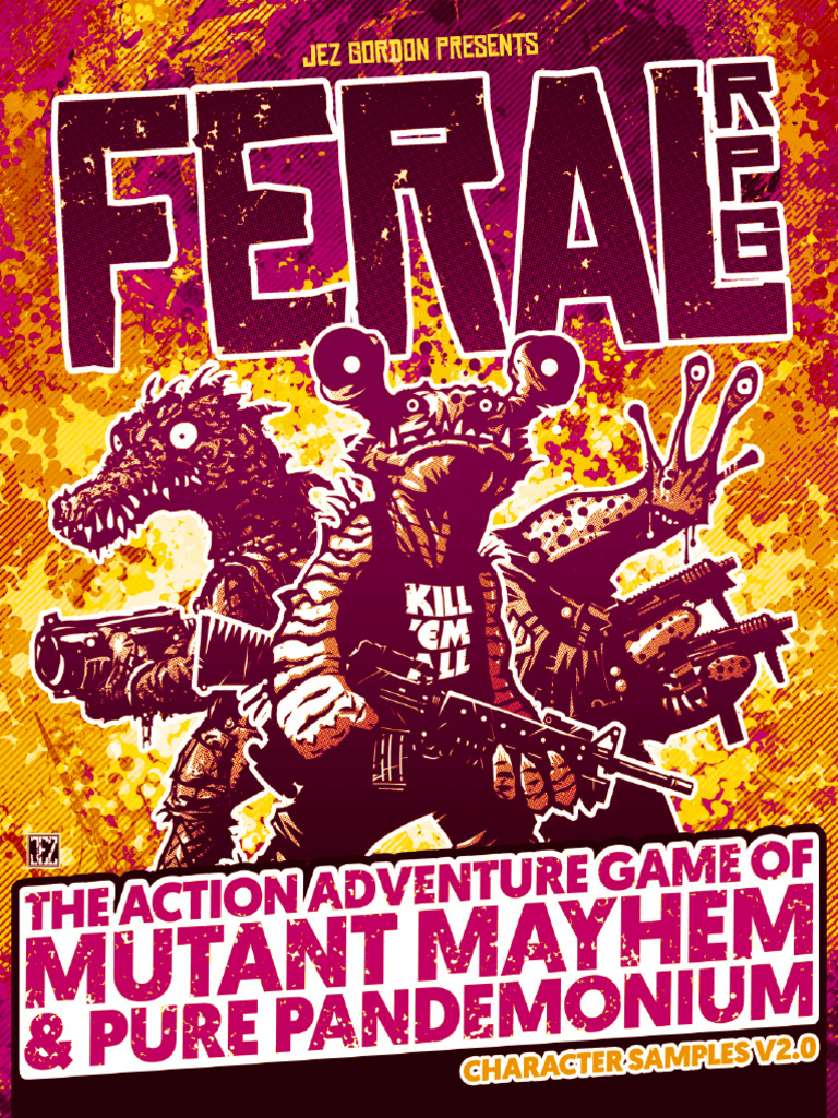 FERAL-RPG-Sample-Characters-v2 | PDF | Copyright | License