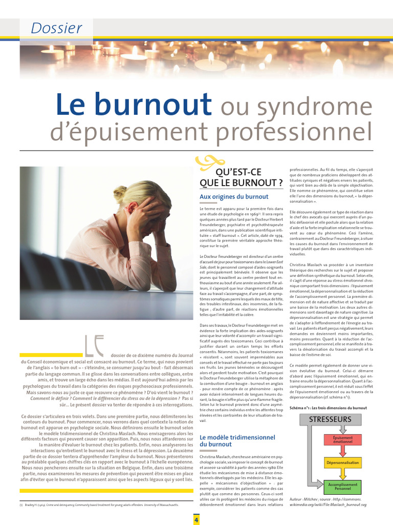 Comprendre le Burnout : Causes et Solutions | PDF | Syndrome d ...