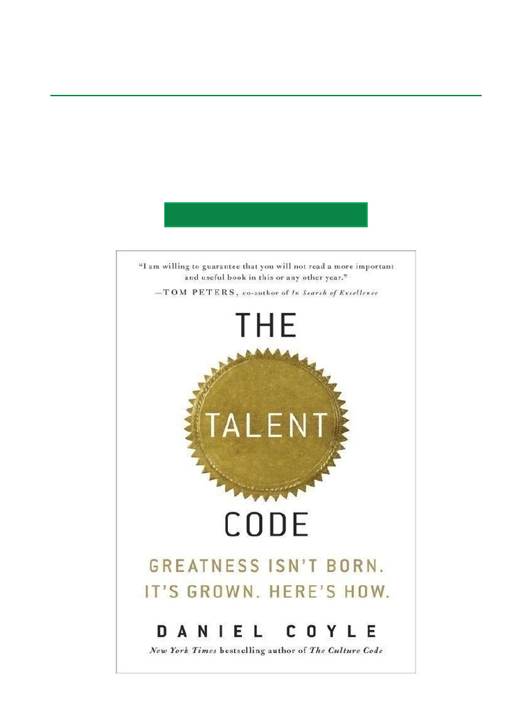 The Talent Code: Growth Through Practice | PDF | Nerve