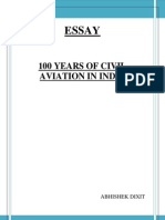The History of Civil Aviation in India Began in December 1912