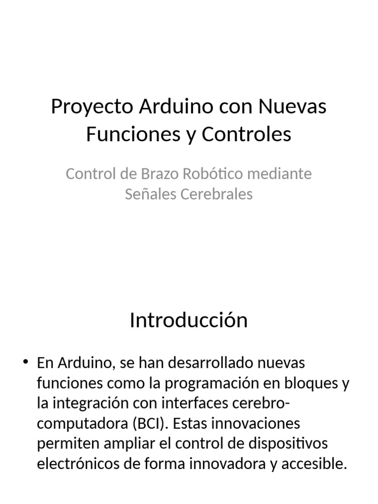 Proyecto_Arduino_BCI_Diseño | PDF