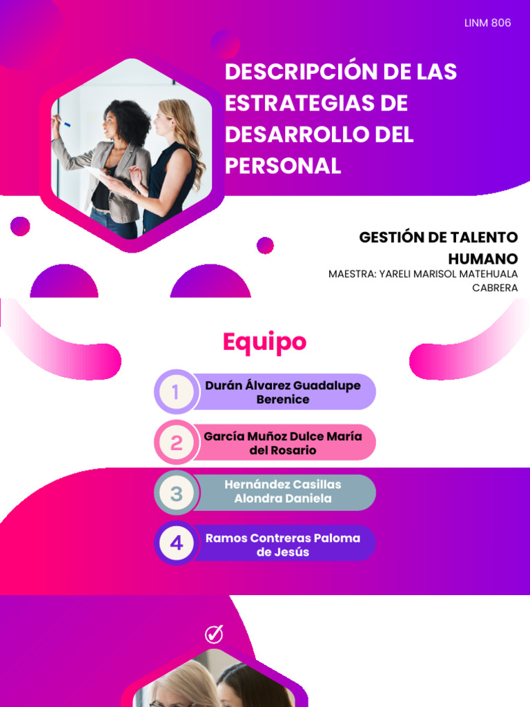 Descripción de Las Estrategias de Desarrollo Del Personal | PDF ...