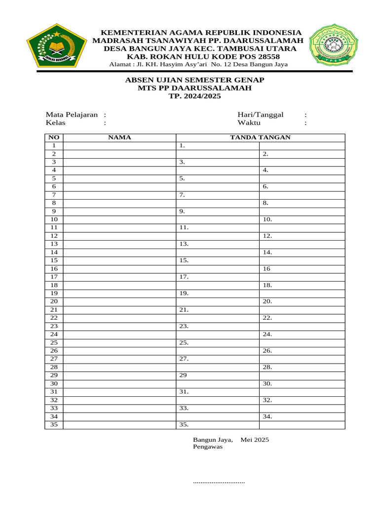Absen Ok | PDF