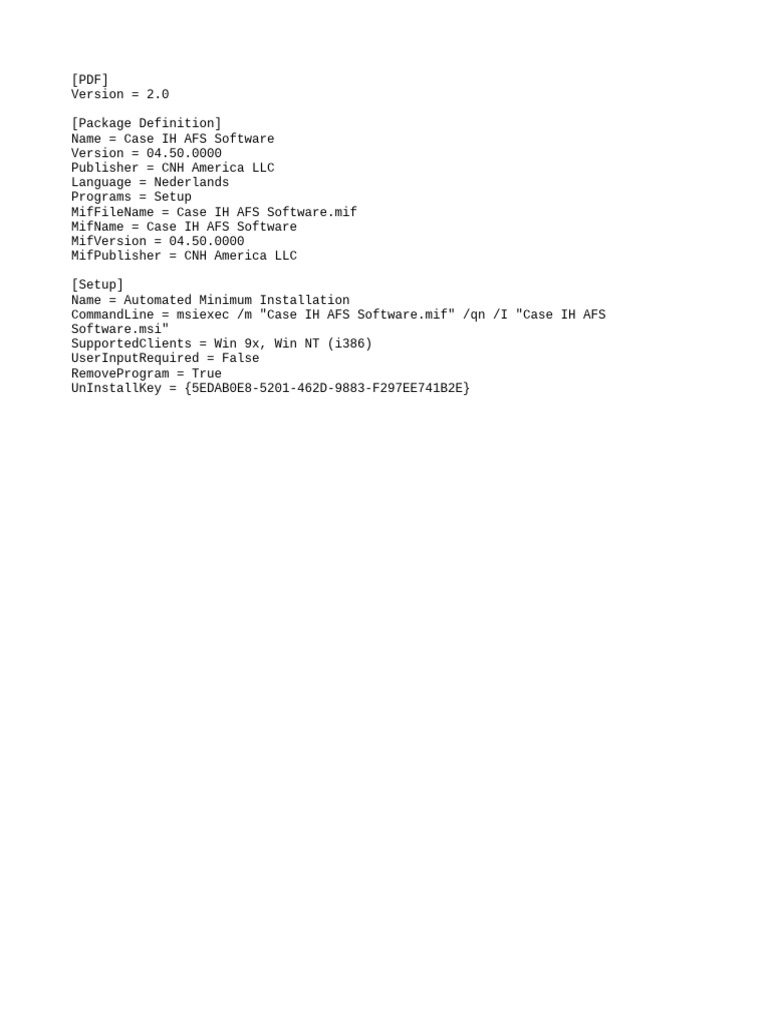 Case IH AFS Software Installation Guide | PDF