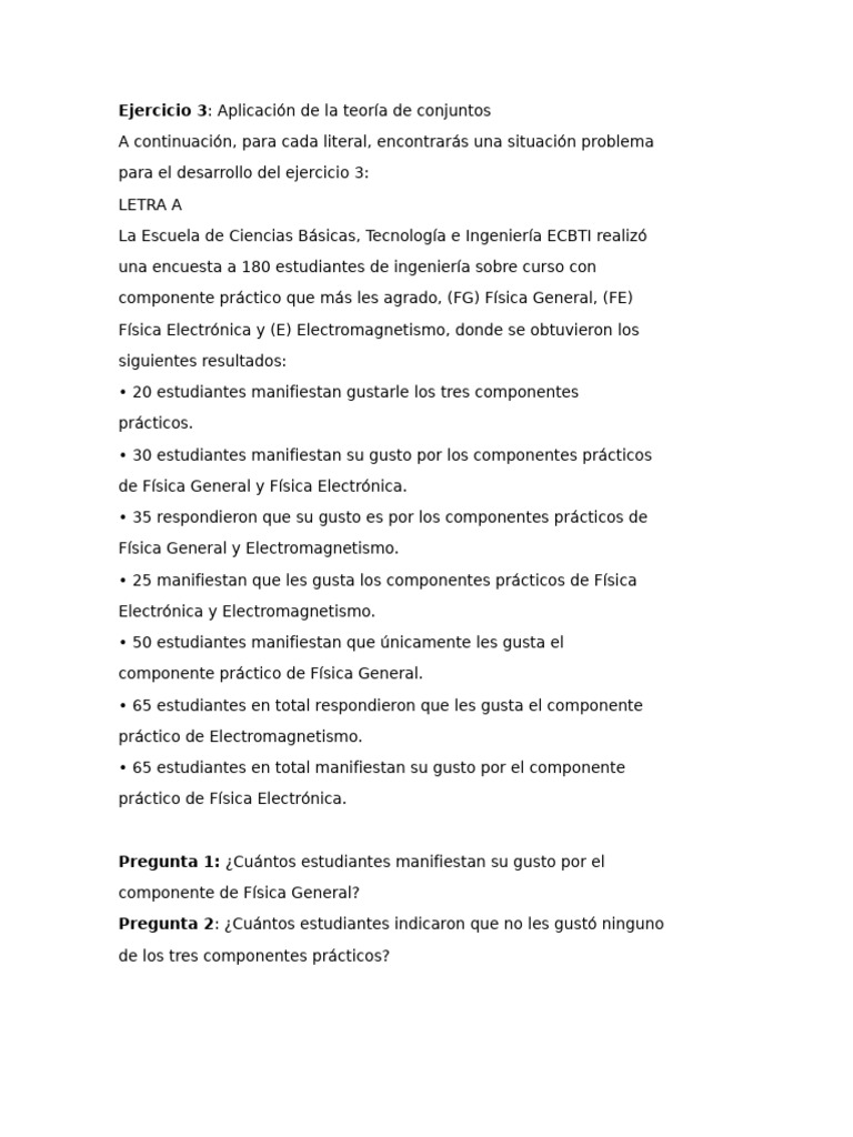 Ejercicio 3 | PDF