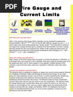 Wire Gauge and Current Limits: Power Supplies