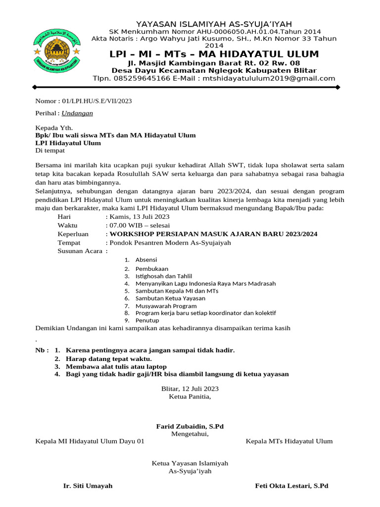 Edaran Workshop 2023 Pdf