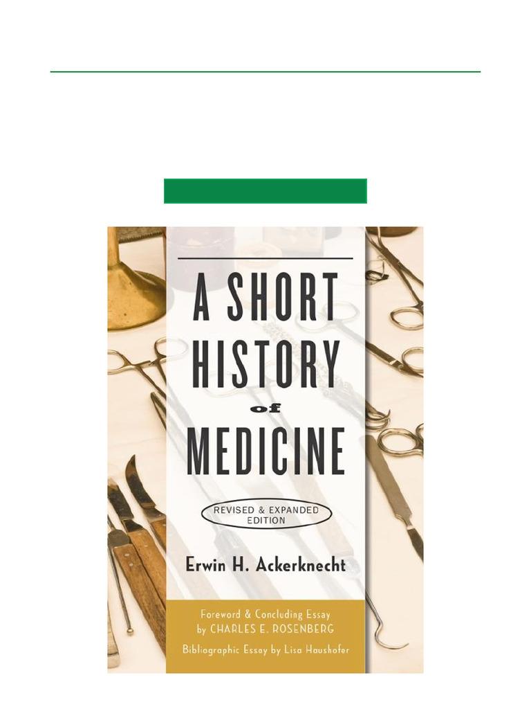 A Short History of Medicine 2nd Edition All Format Download | PDF ...