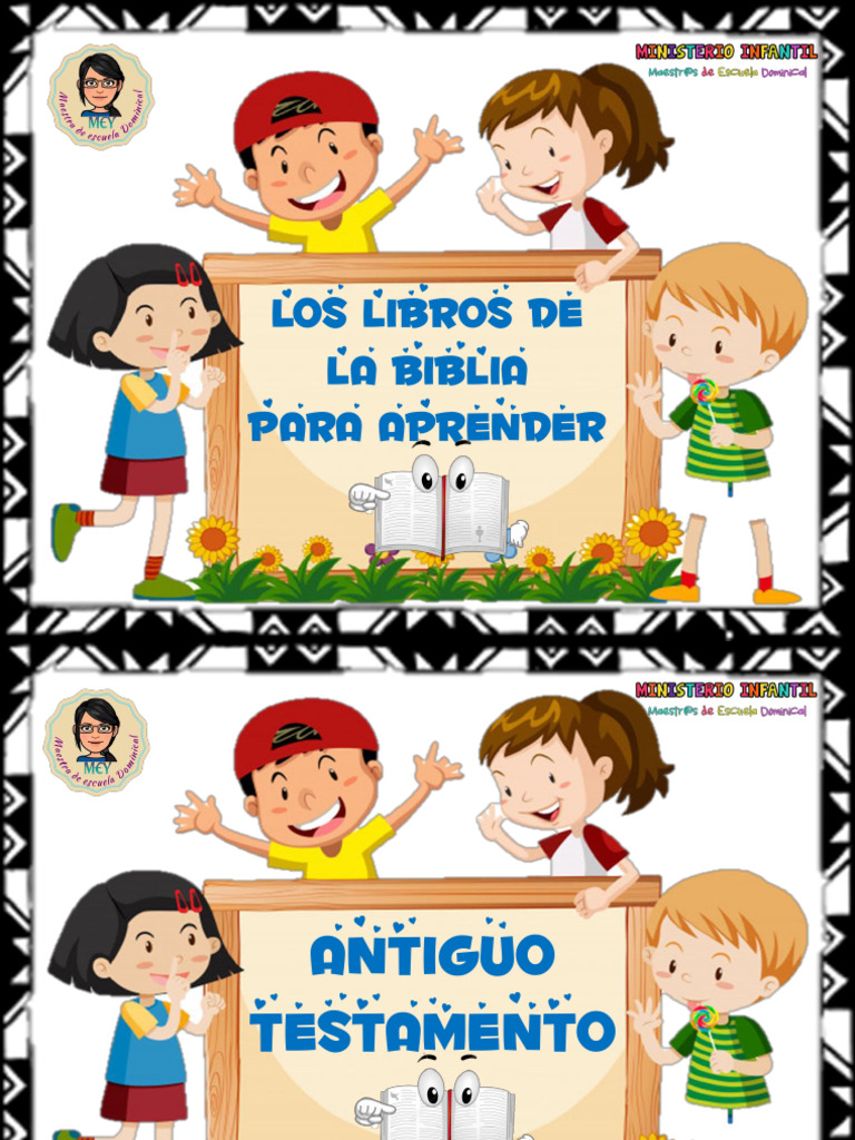 Libros de la Biblia para Aprender Niños | PDF | Biblia | Doce profetas ...