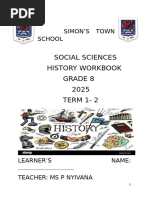 Grade 8 History Notes for Namibia 2025 | PDF | Namibia | Anno Domini