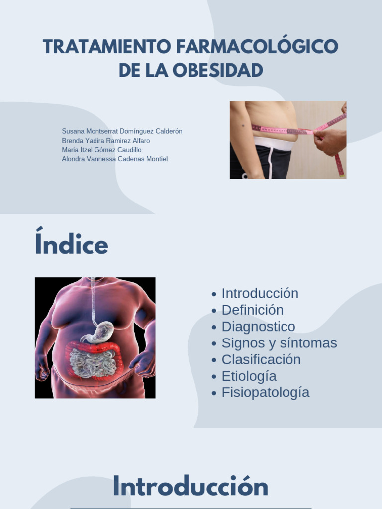 Tratamiento Farmacológico de La Obesidad | PDF | Obesidad | Pérdida de peso