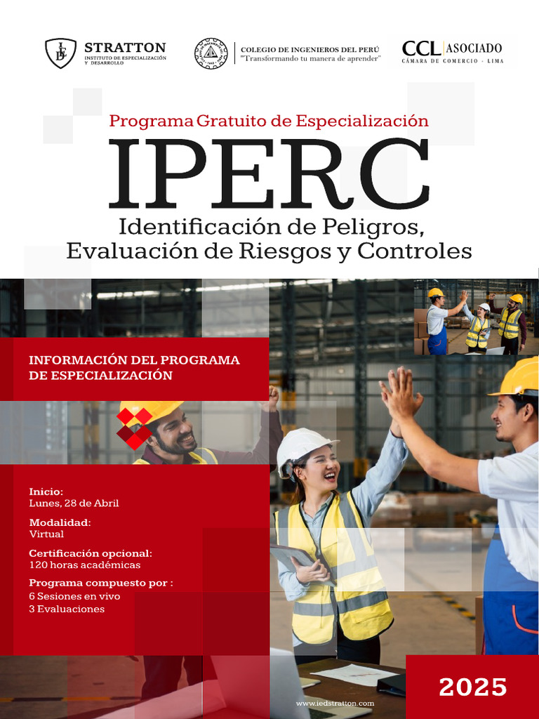 IPERC - Identificación de Peligros, Evaluación de Riesgos y Controles ...
