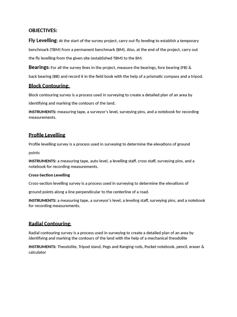 OBJECTIVES | PDF