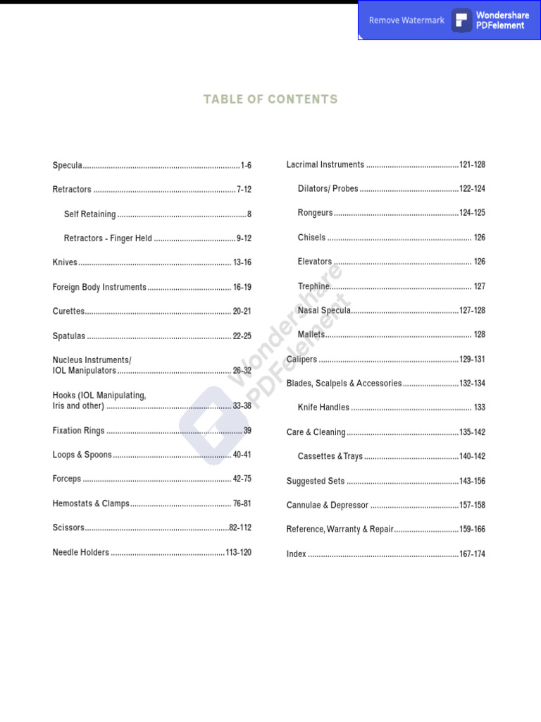 Ophthalmic Instruments | PDF | Knife | Cutting