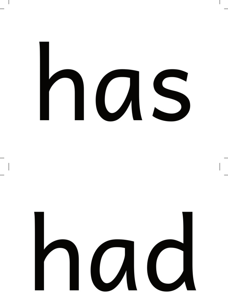 Word Cards - Emerging and Developing1 | PDF