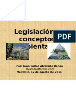 Legislación y conceptos ambientales