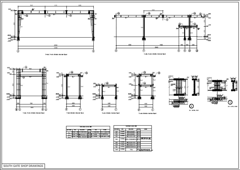 Sectional Views - South Gate | PDF