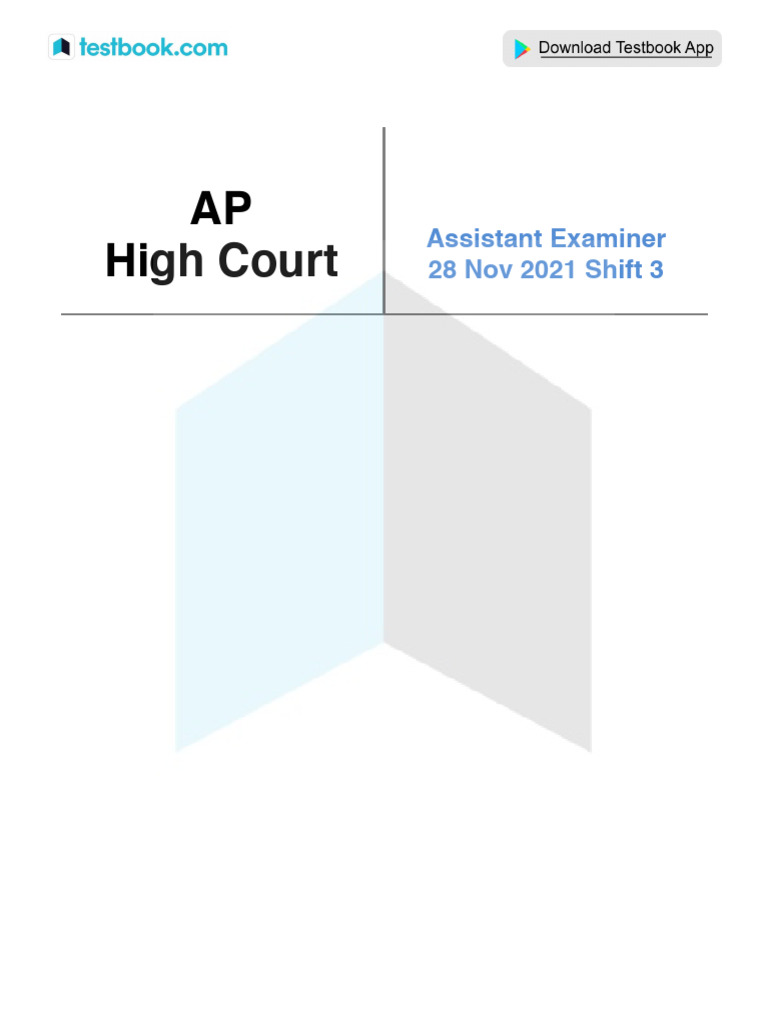 AP High Court Assistant Examiner Paper | PDF | International Space Station