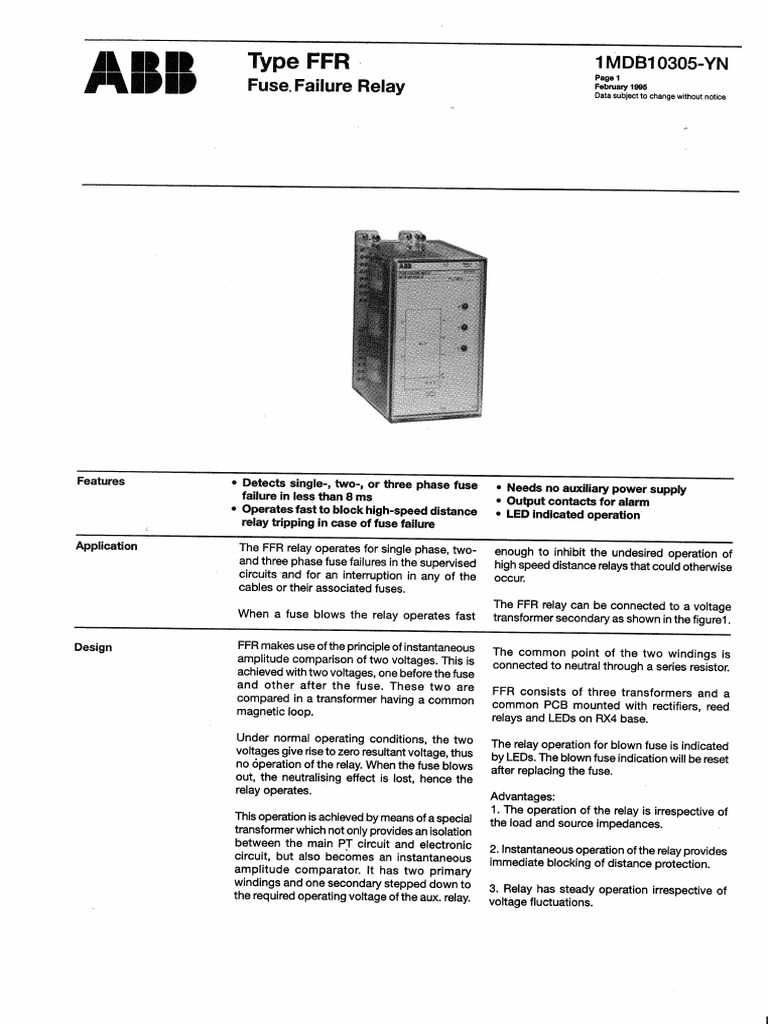 FFR Relay | PDF
