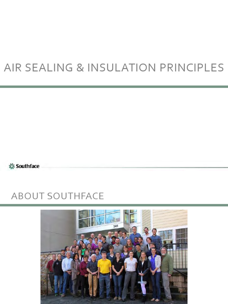 Air Sealing and Insulation Essentials | PDF | Building Insulation ...