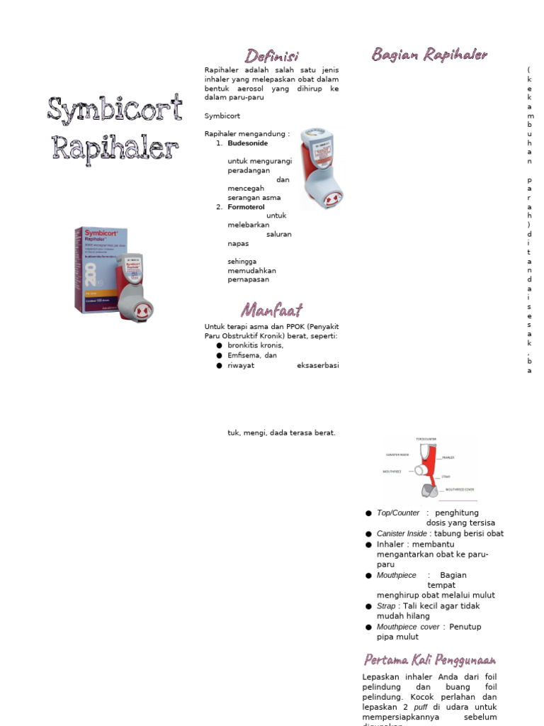 Panduan Penggunaan Symbicort Rapihaler | PDF