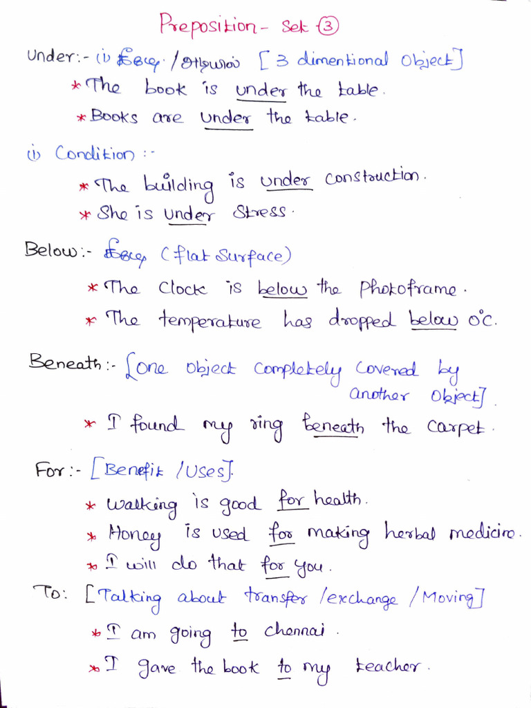 Preposition Doc 3 | PDF