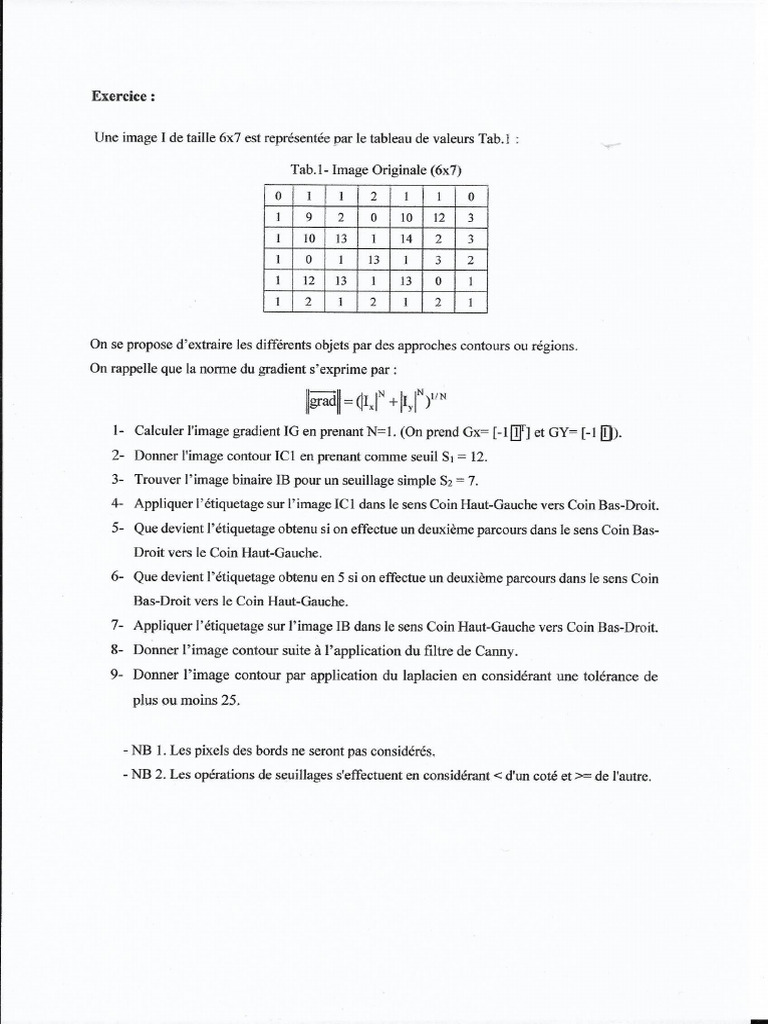TD Contour Corrig | PDF