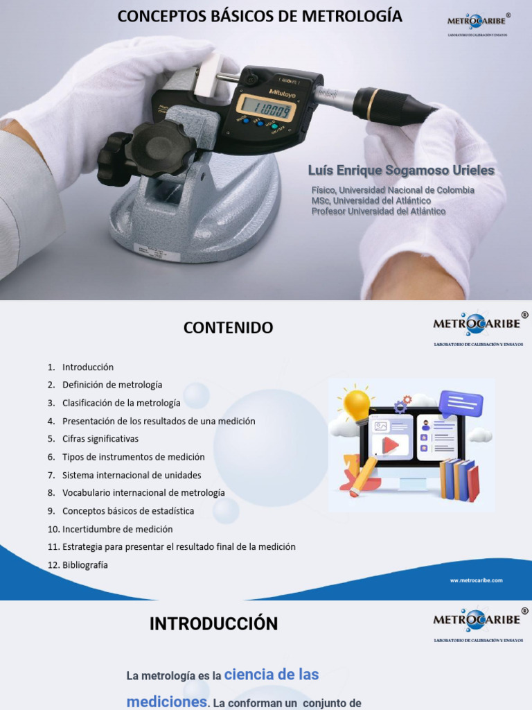 Conceptos Clave en Metrología | PDF | Metrología | Medición