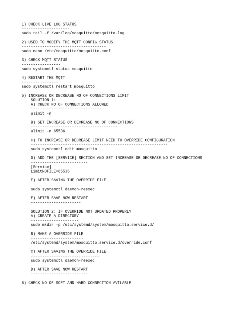 MQTT Commands | PDF