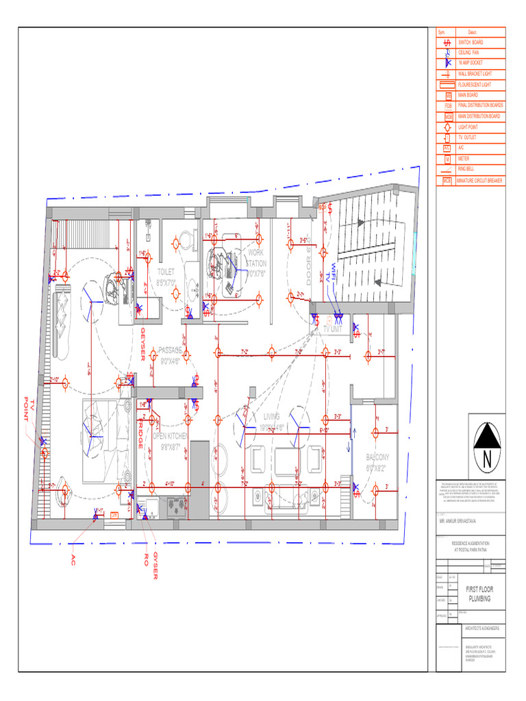 02-11-2023 2ND FLOOR ELECT.PLAN | PDF | Electrical Equipment | Power ...