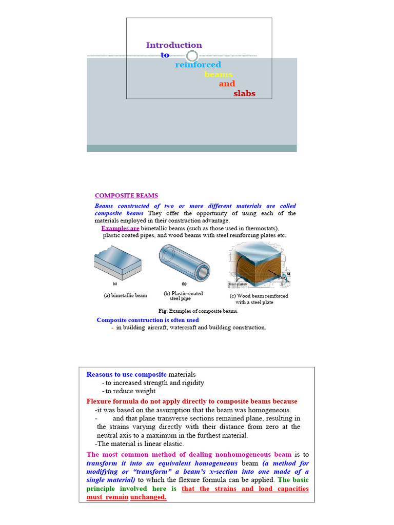 Reinforced Concrete Beam | PDF | Beam (Structure) | Bending