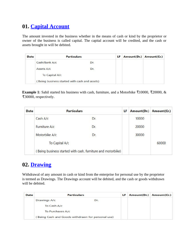 Essential Accounting Journal Entries Guide | PDF | Debits And Credits ...