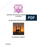 "Jaipuria Institute of Management" Lucknow Petroleum Industry in India