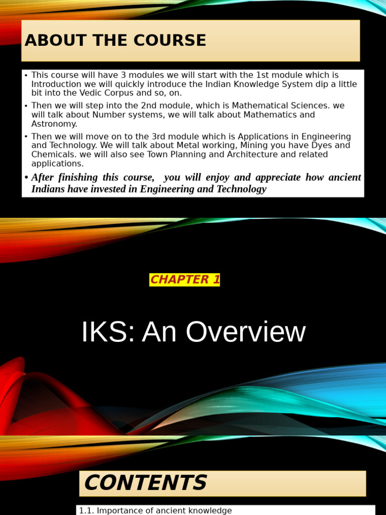 Overview of Indian Knowledge Systems | PDF | Vedas | Dharma